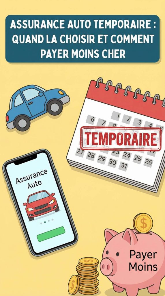 Assurance auto temporaire : quand la choisir et comment payer moins cher