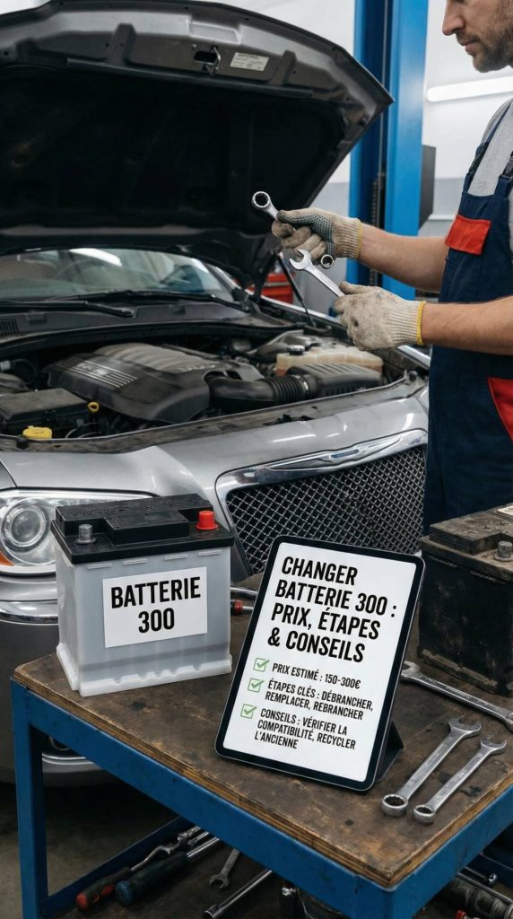 Changer batterie 300 prix, étapes et conseils pour éviter les mauvaises surprises