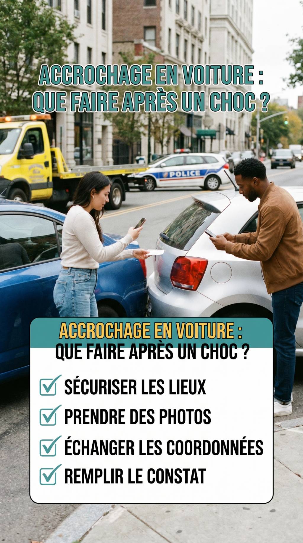 Accrochage en voiture : que faire après un choc ?
