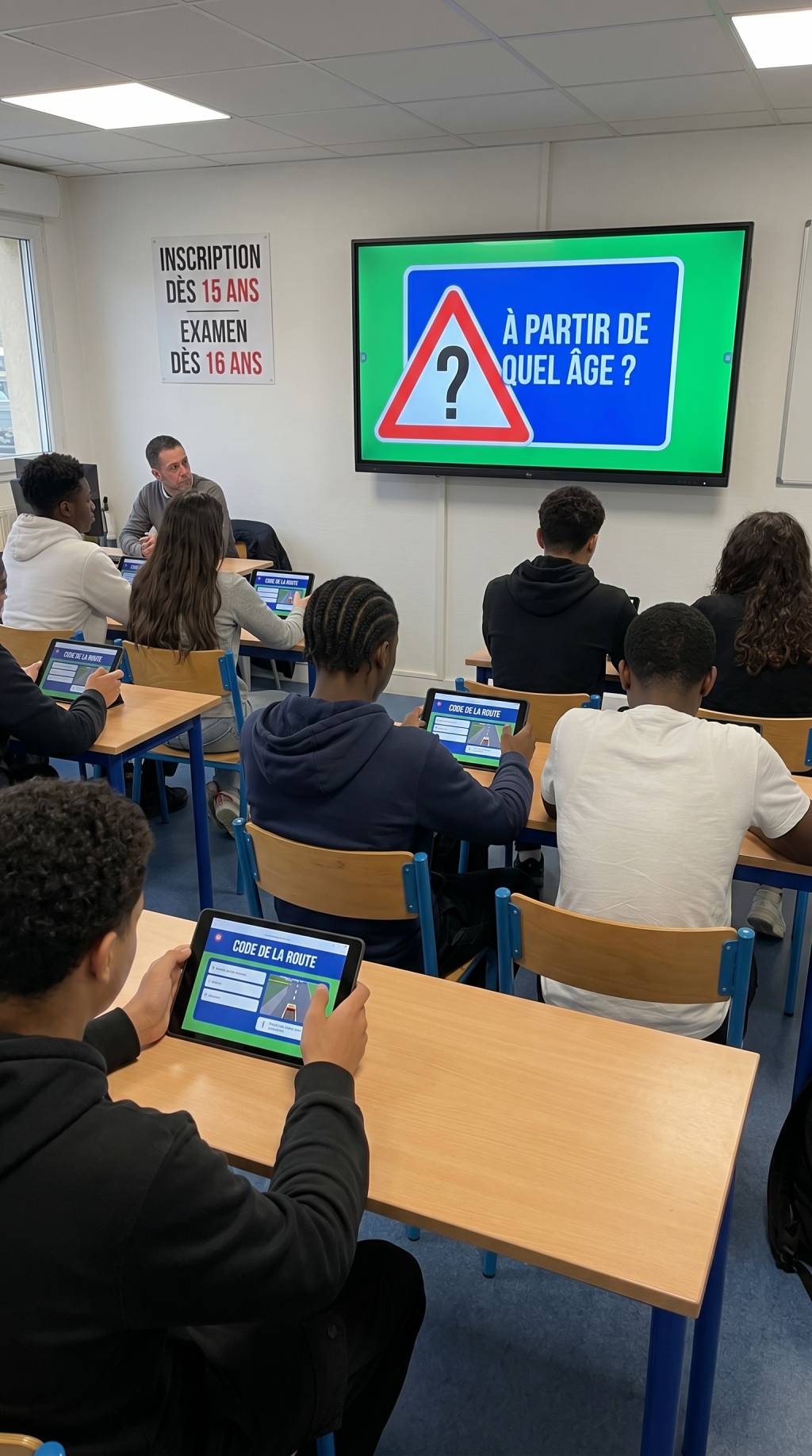 À quelle âge peut-on passer le code ?