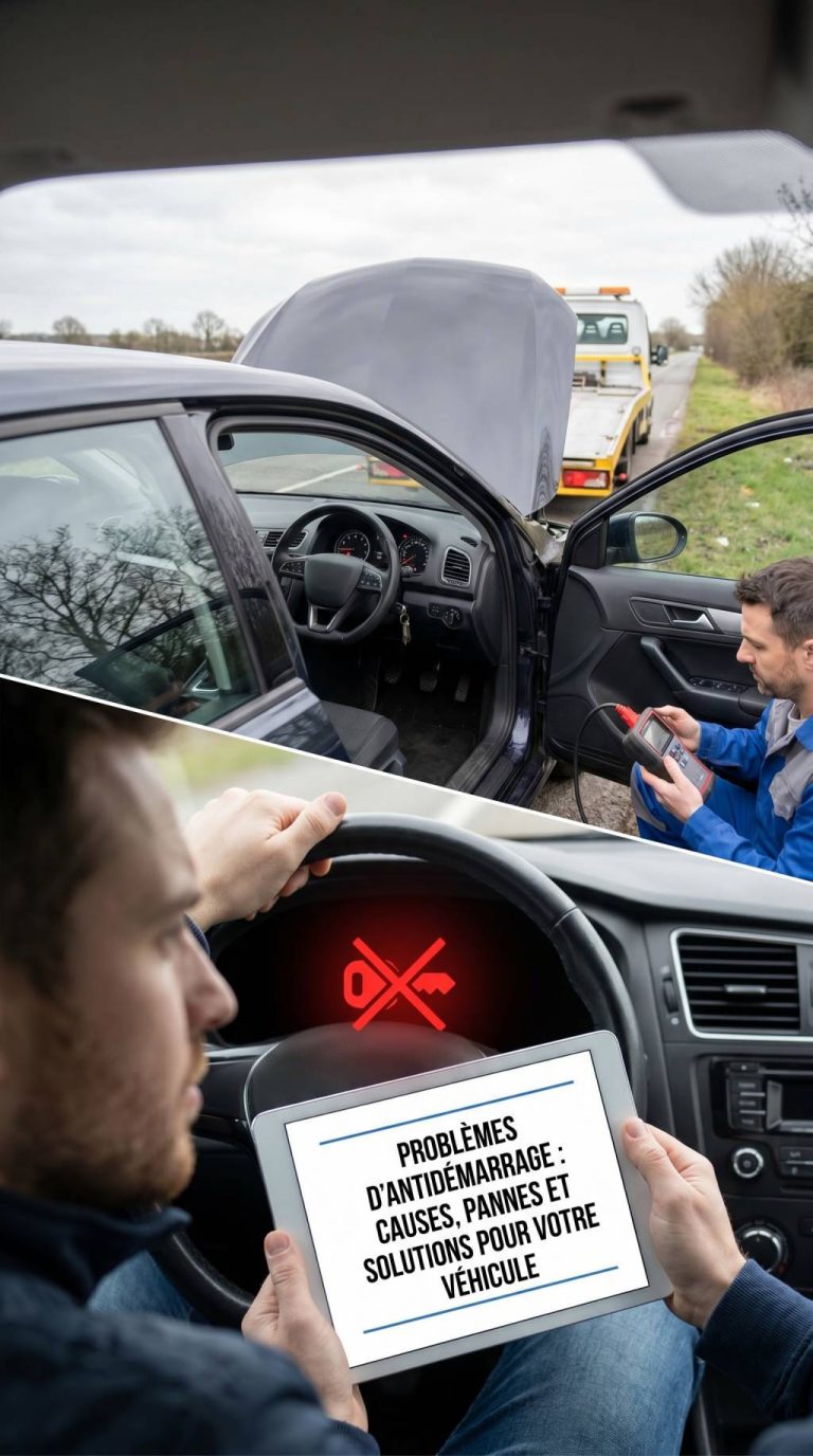 Anti démarrage voiture : causes, pannes et solutions pour votre véhicule